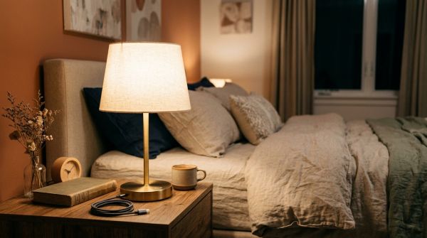 5 avantages d'une lampe de chevet rechargeable et esthétique